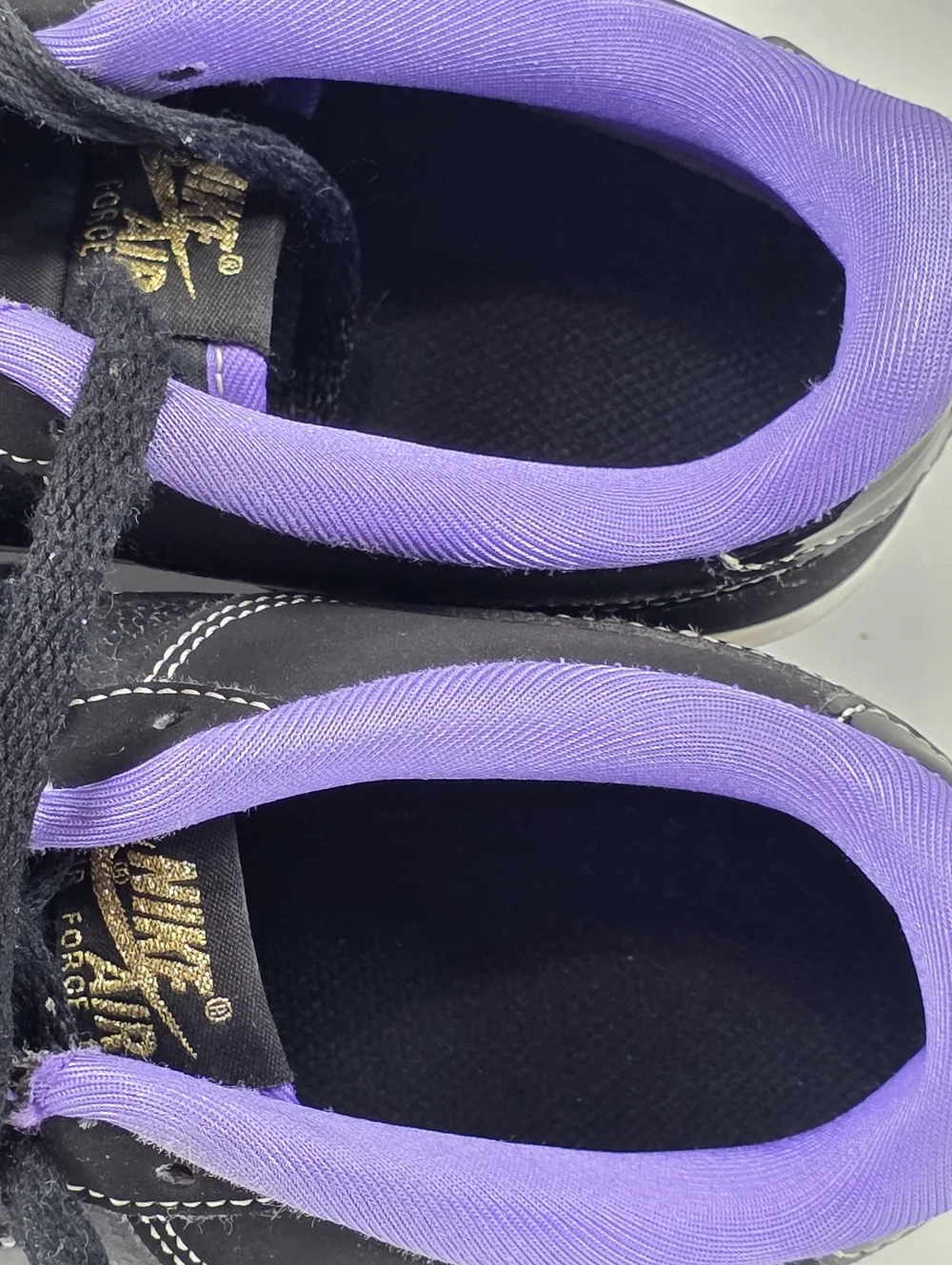 Nike Air Force 1 LV8 GS 'World Champ - Lakers' Size 6 - Picture 6 of 8